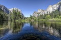 Yosemite Valley View - California, USA Royalty Free Stock Photo